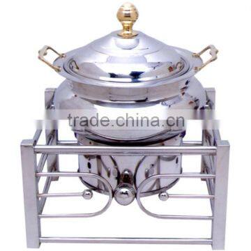 Steel Cheffing Dish, Wedding & Party utensils, food serving dish, hot keeping dish, Catering item, Hotel & Restaurant utensils