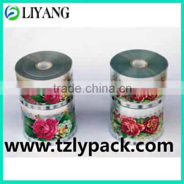 hot sale, heat transfer film for plastic, bright coloured and beautiful flower