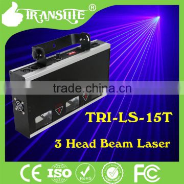 RGB emitting color scanner laser light 3 Head mini laser light for DJs Nightclub ,mobile entertainers