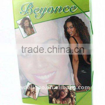 Famous Singer Star Color Art Paper Desktop File Box for Office Stationery Cardboard A4 or FC Size
