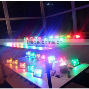 IP65 mini decorative rgb outdoor led flood lights 20w