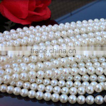 China 6mm Acrylic loose pearls, plastic acrylic Faux Round Pearls Beads for jewelry