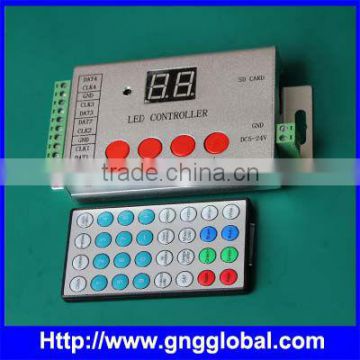 IR remote RGB LED Pixel SD controller support 2801,6803,1903,16716,etc led controller 1903