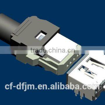 4P 5P 10P electrical PCB mount right angle LVDS automotive connector