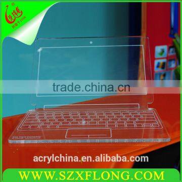 hot sell clear acrylic computer monitor stand for shopping centre