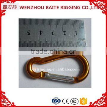 ALUMINUM SNAP HOOK CARABINE TYPE /DECORATION ACCESSORY