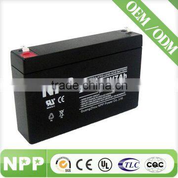 6V7AH Sealed lead acid dc battery