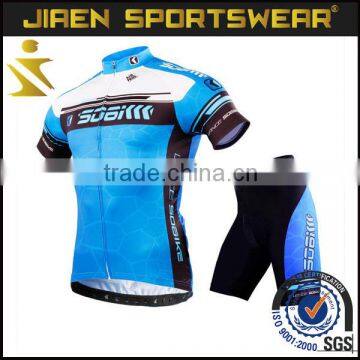 Wholesales custom cycling wear man cycling jersey and shorts