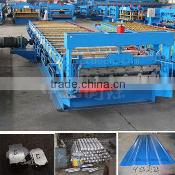 Full Automatic Automatic Metal Roofing Roll Forming Machine for Aluminum Corrugated Sheet