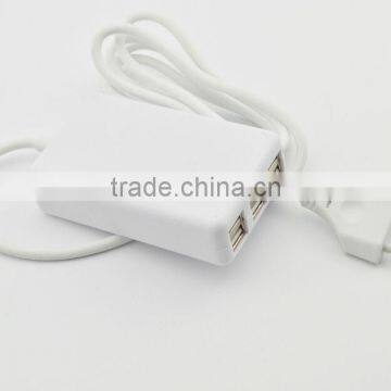 hot selling newest designed world four or six usb wall charger