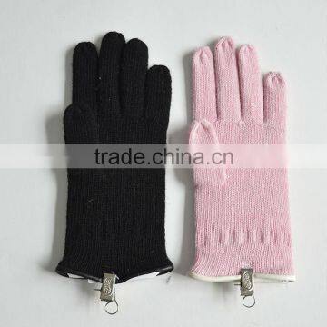 50% acrylic+50% nylon Knitted Gloves with a good quality