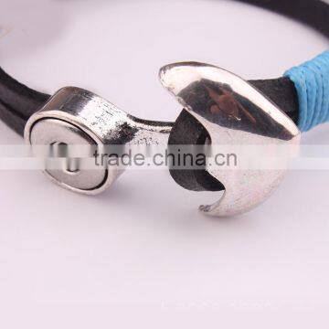 2015 Cheap Leather Button Bracelets 18mm Ginger Snap Button Bracelet Pulseras Snap Bracelets photo-2