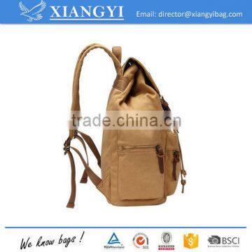 Vintage Canvas Rucksack Backpack For Travel Casual Daypacks photo-3