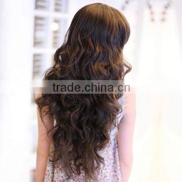 Chic Long Curly Wavy Hair Wig Cosplay Party Fancy Dress W354