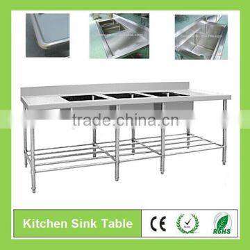 free standing restaurant commercial stainless steel industrial kitchen sink