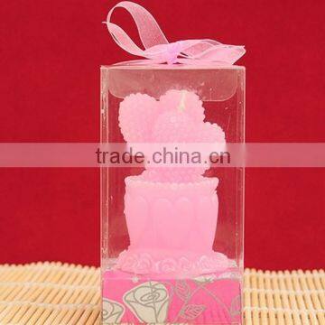 C19 Promotional heart candle decoration candle