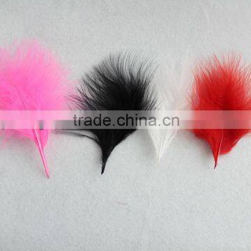 Wholesale and dyed turkey feather for decorations