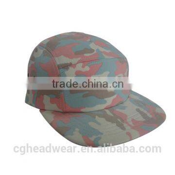 direct factory unisex fashion 5 panel hat/ snapback hat/ floral themed 5 panel cap