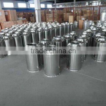 Transport milk bucket stainless steel