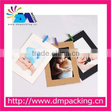 Advertisment and promotional Gift DIY paper photo frame wholesale