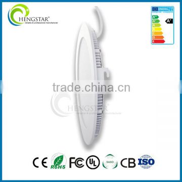 12w dimmable round led panel light