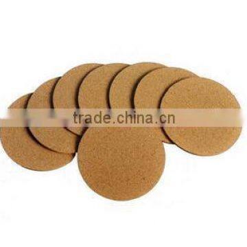 Factory wholesale new design custom sublimation blank cork coaster