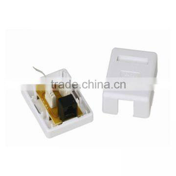 Factory Price Single Port Cat6 RJ45 UTP Surface Mount Box