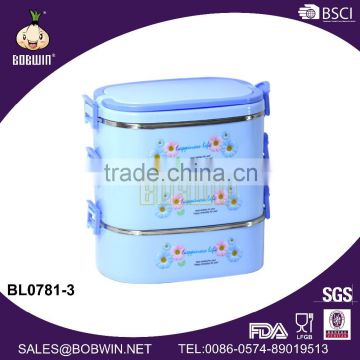 wholesale thermal three layer food storage