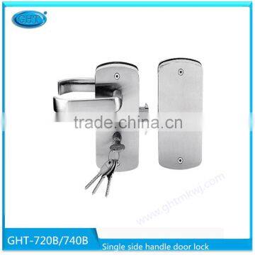 Zinc-alloy Open -Single Handle Sliding Glass Door Lock For Youtube