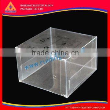 portable and standard hard plastic tea packaging seasonal folding printing PVC box