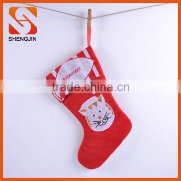 Wholesale Santa pet christmas sock