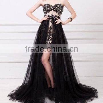 wholesale price Hot saling sexy split long prom dress