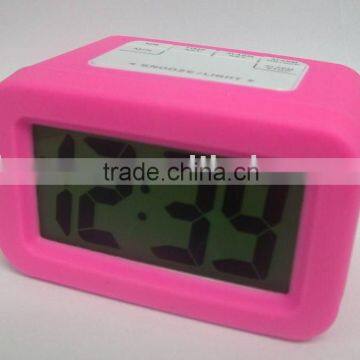 big lcd clock with silica coat