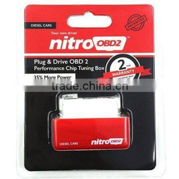 Plug and Drive NitroOBD2 Performance Chip Tuning Box for Diesel Cars with 2 Year Warranty