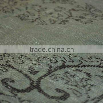 Handmade Turkish Carpet - Pale Turquoise Over-dyed Rug (9,2 x 6,3 Feet) photo-2