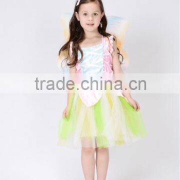 2015 Dresses for Girls,flower Girls Lace Dresses,Fairy Tutu Dress Costume,Halloween Girls Party Dresses photo-2