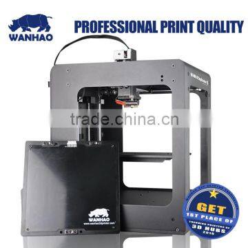 WANHAO Dupalictor6 desktop with LCD screen and cover in smart and easy operation, max printing speed 150mm/s