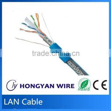 SFTP cat6 cable 23AWG bare copper , SFTP cable cat6 lan cable