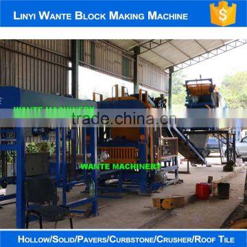 WANTE BRAND QT10-15 Cement Brick Block Making Machine Price Nepal Supplier's Choice