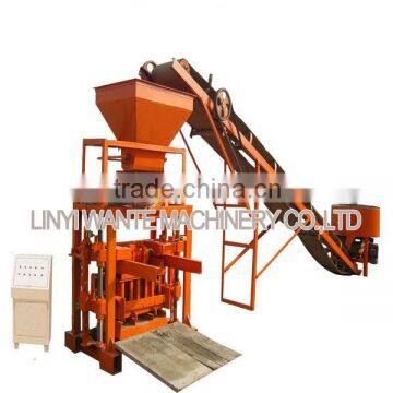 China famous brand factory price concrete block molding machine,Simple hollow block making machine line QT40-1