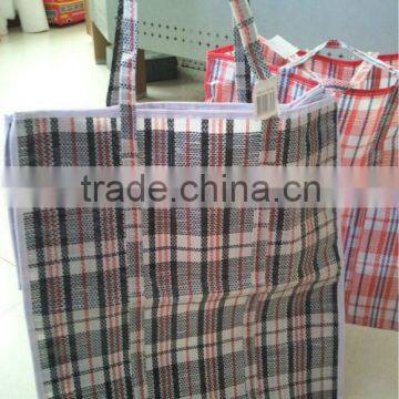 Big pp woven packaging bag with zipper for Packing light cargo