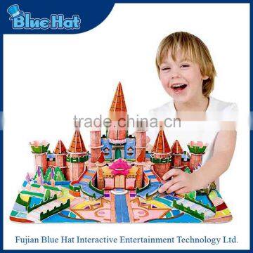 New product colorful 3d paper puzzle