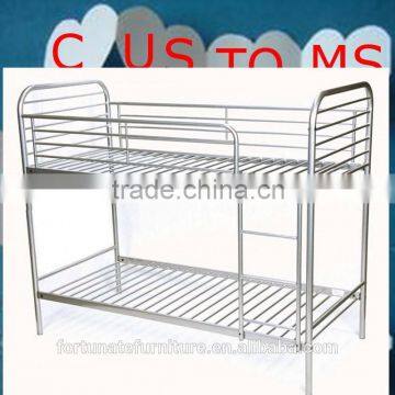 Silver Color Dimentions Refugee Double Bunk Bed photo-2