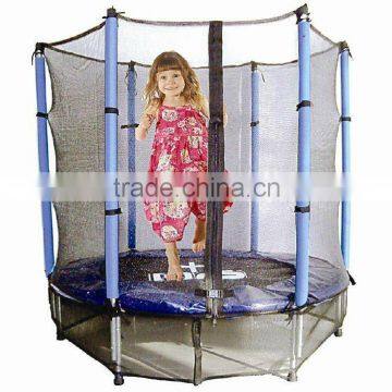 4.5ft mini round kids outdoor trampoline (TUV/GS 150KGS)