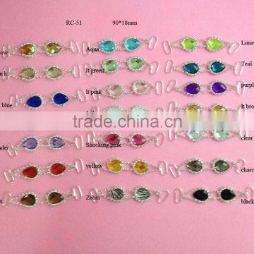 Stock hot selling Factory price rhinestone connector for headband/hairwear(RC-51)