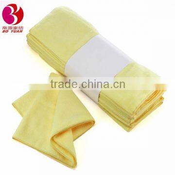 Soft Water Absorption Plain Dyed Knitted Microfiber Towel