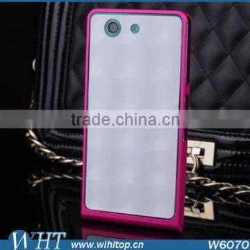 Fashional Alumimum Mental Bumper Case For Sony Xperia Z3 Mini Compact +Screen Protector For Z3 Compact photo-6