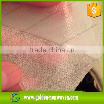 waterproof 30gsm white color opp +pe film coating laminatd non-woven cloth roll