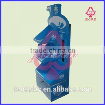 Special Design cardboard corrugated display stand shelf for bottled water