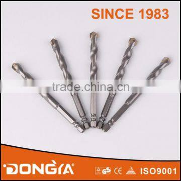 Hex Shank Carbide Tipped Drill Bit with 40Cr Steel Material